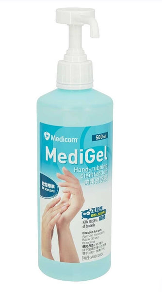 MediGel 消毒搓手液500毫升x 12支（原箱優惠）